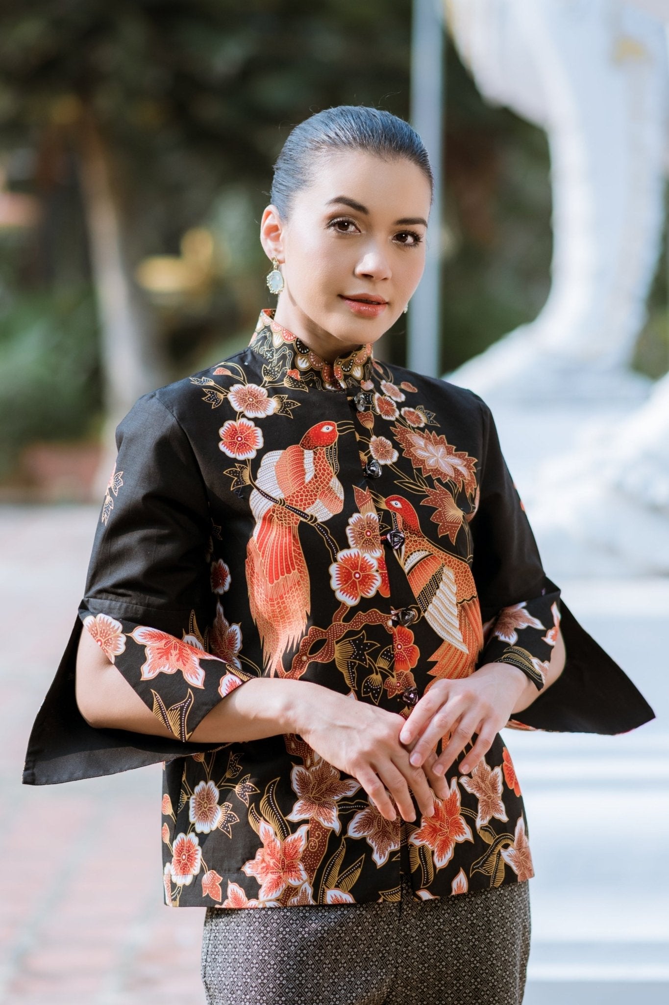 Indonesian Batik Blouse - SOUTH FABRIC